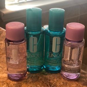 SOLD Set 4 unused travel/trial Clinique Makeup Remover
